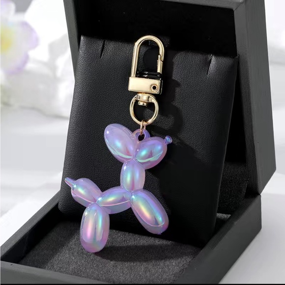 BALLOON DOG | Light Purple | Bag Charm | Keychain  (Brand New!) 💜 - Picture 1 of 5